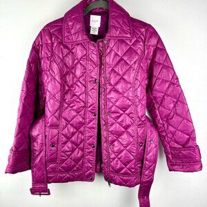Kate Hill fuchsia coat NWOT Size 4P, Petite, jacket